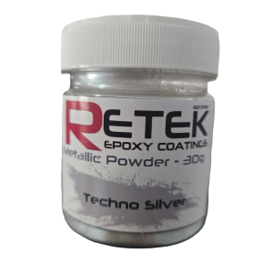Retek Metallic Powder Techno Silver - 30g